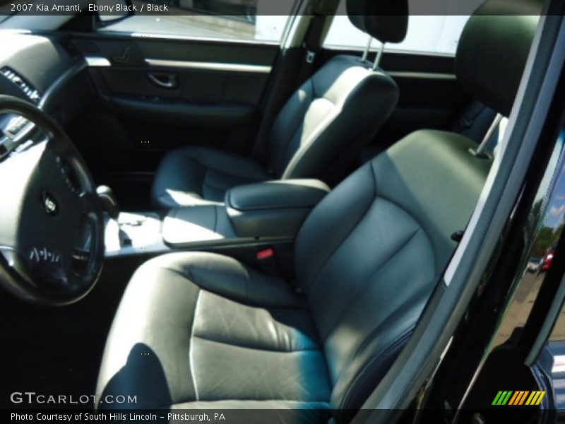 Ebony Black / Black 2007 Kia Amanti