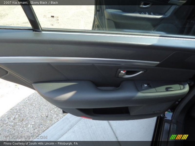 Ebony Black / Black 2007 Kia Amanti