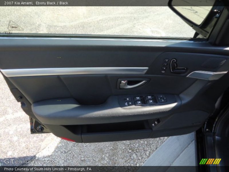 Ebony Black / Black 2007 Kia Amanti