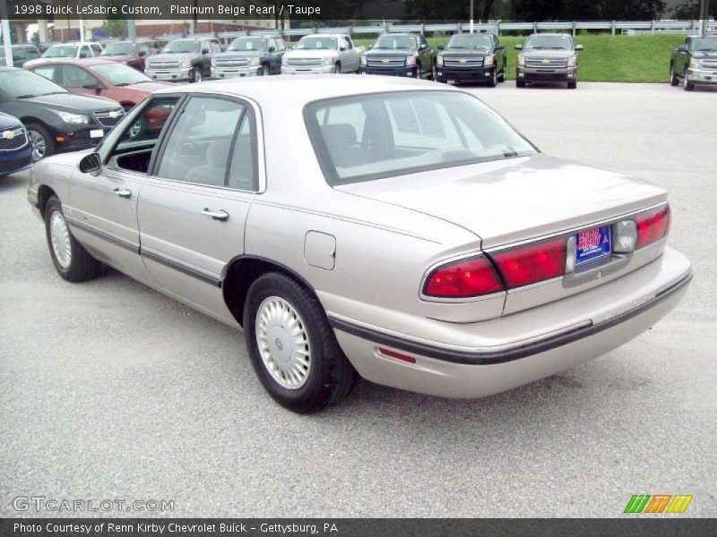 Platinum Beige Pearl / Taupe 1998 Buick LeSabre Custom