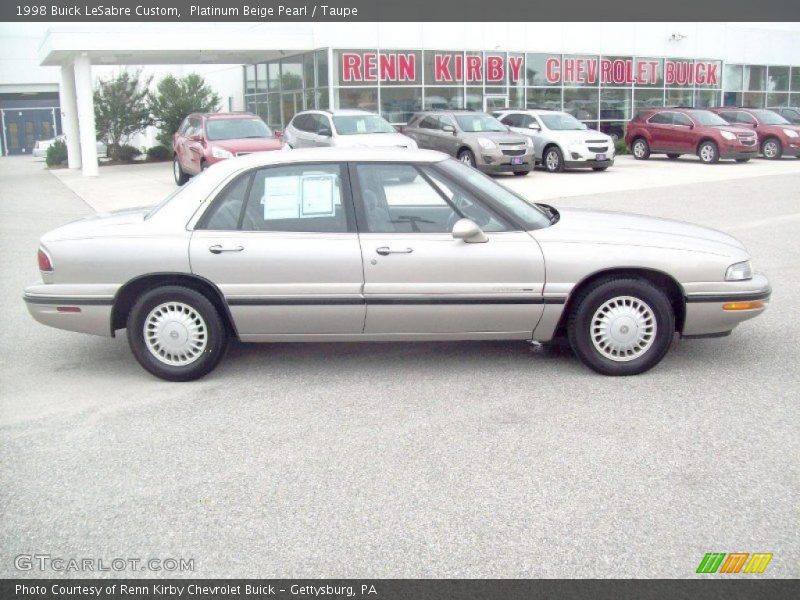 Platinum Beige Pearl / Taupe 1998 Buick LeSabre Custom