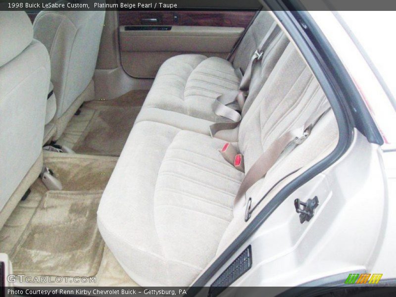 Rear Seat of 1998 LeSabre Custom