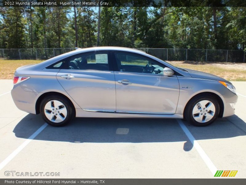 Hyper Silver Metallic / Gray 2012 Hyundai Sonata Hybrid