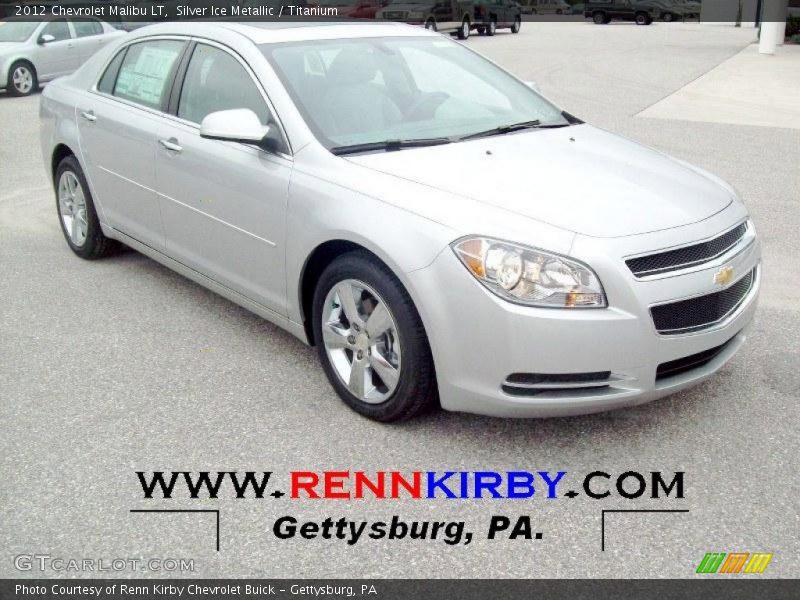 Silver Ice Metallic / Titanium 2012 Chevrolet Malibu LT