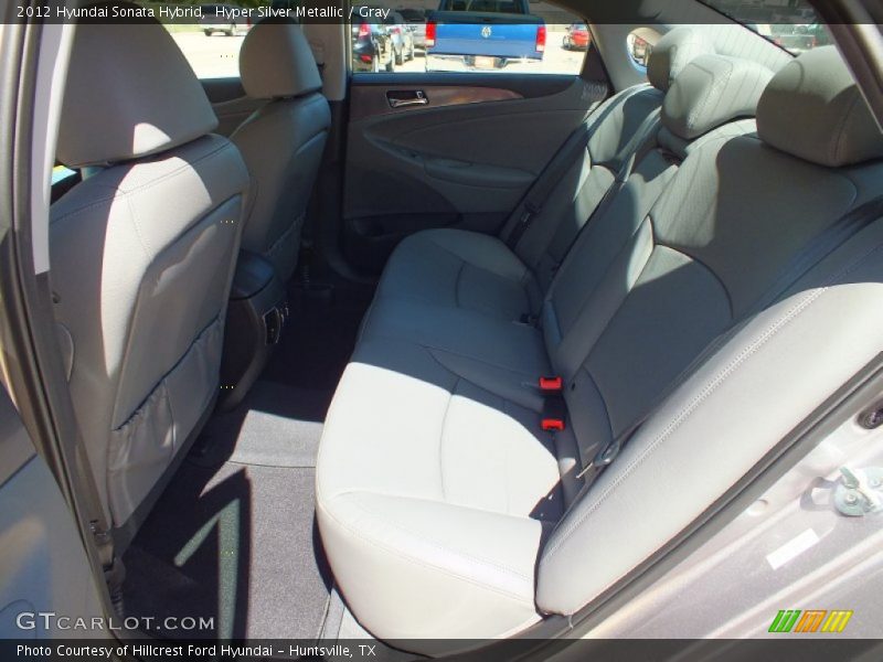 Hyper Silver Metallic / Gray 2012 Hyundai Sonata Hybrid
