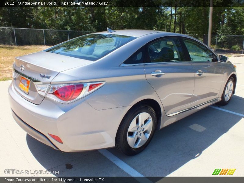 Hyper Silver Metallic / Gray 2012 Hyundai Sonata Hybrid