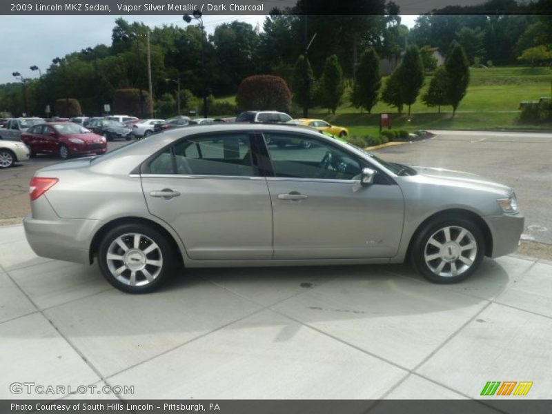 Vapor Silver Metallic / Dark Charcoal 2009 Lincoln MKZ Sedan
