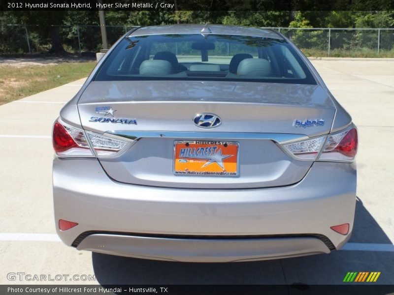 Hyper Silver Metallic / Gray 2012 Hyundai Sonata Hybrid