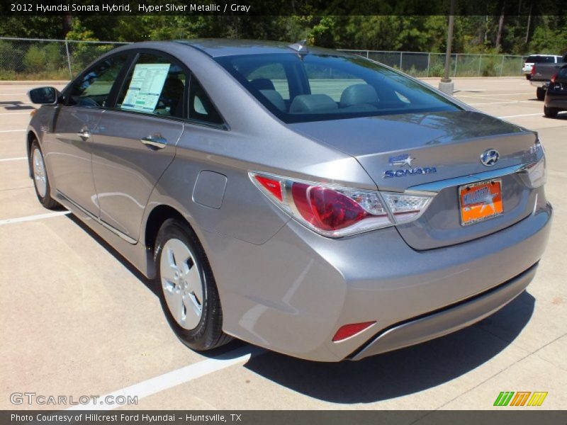 Hyper Silver Metallic / Gray 2012 Hyundai Sonata Hybrid