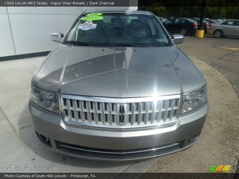 Vapor Silver Metallic / Dark Charcoal 2009 Lincoln MKZ Sedan