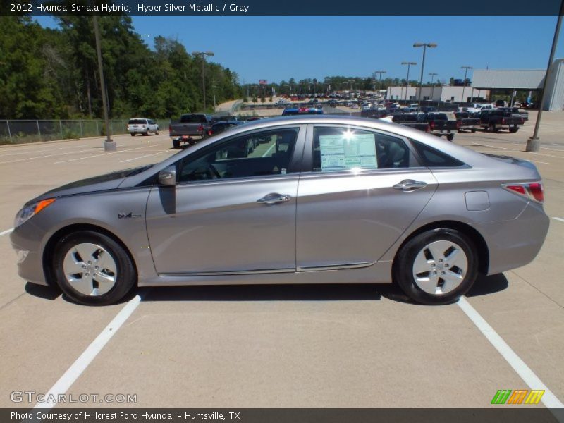 Hyper Silver Metallic / Gray 2012 Hyundai Sonata Hybrid