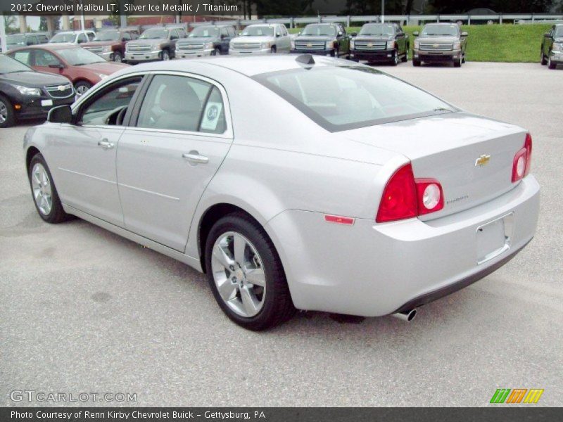Silver Ice Metallic / Titanium 2012 Chevrolet Malibu LT