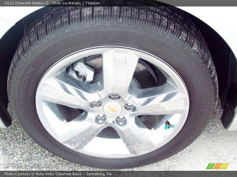Silver Ice Metallic / Titanium 2012 Chevrolet Malibu LT