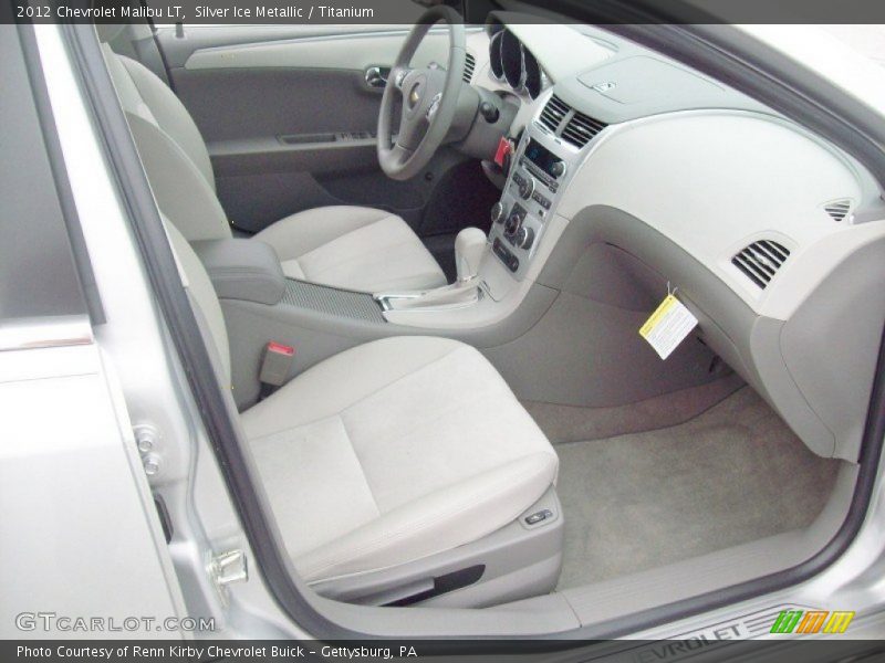 Silver Ice Metallic / Titanium 2012 Chevrolet Malibu LT