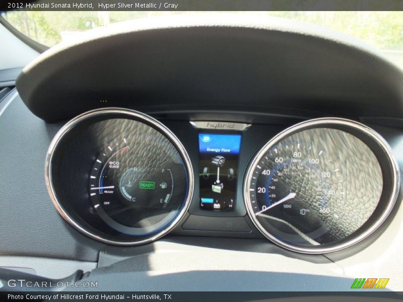 Hyper Silver Metallic / Gray 2012 Hyundai Sonata Hybrid