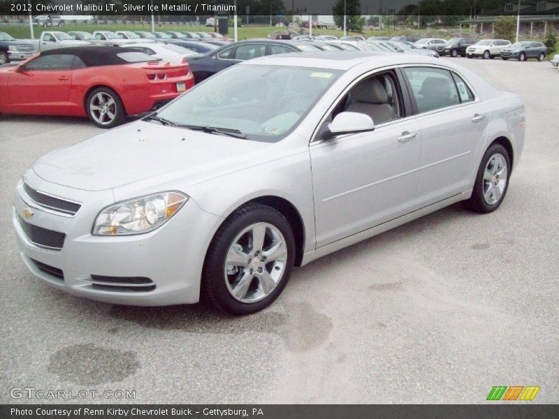 Silver Ice Metallic / Titanium 2012 Chevrolet Malibu LT