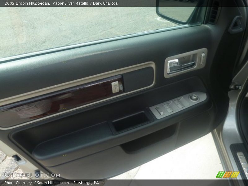Vapor Silver Metallic / Dark Charcoal 2009 Lincoln MKZ Sedan