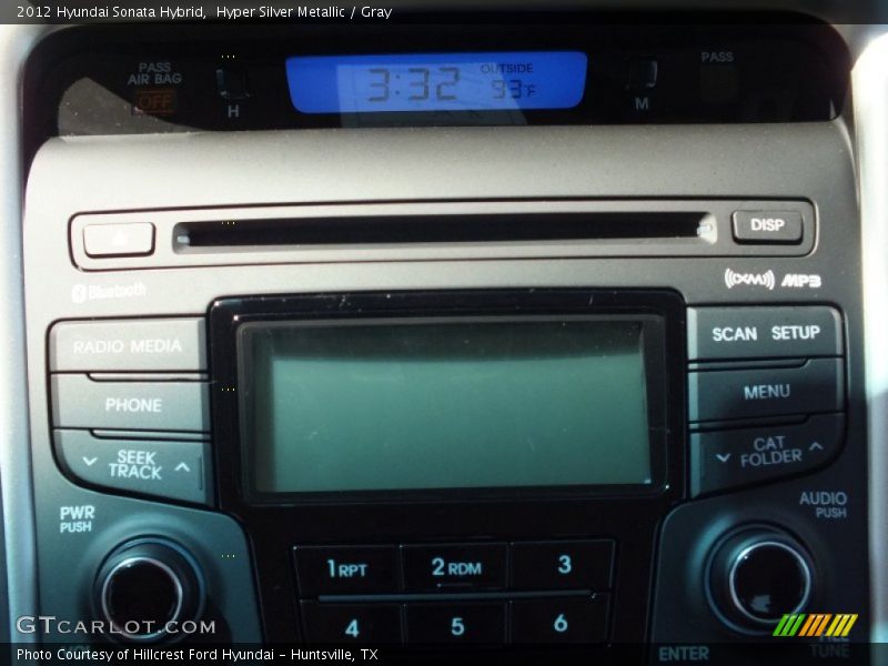 Hyper Silver Metallic / Gray 2012 Hyundai Sonata Hybrid