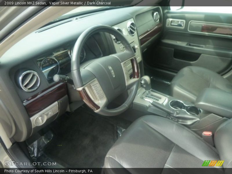 Vapor Silver Metallic / Dark Charcoal 2009 Lincoln MKZ Sedan