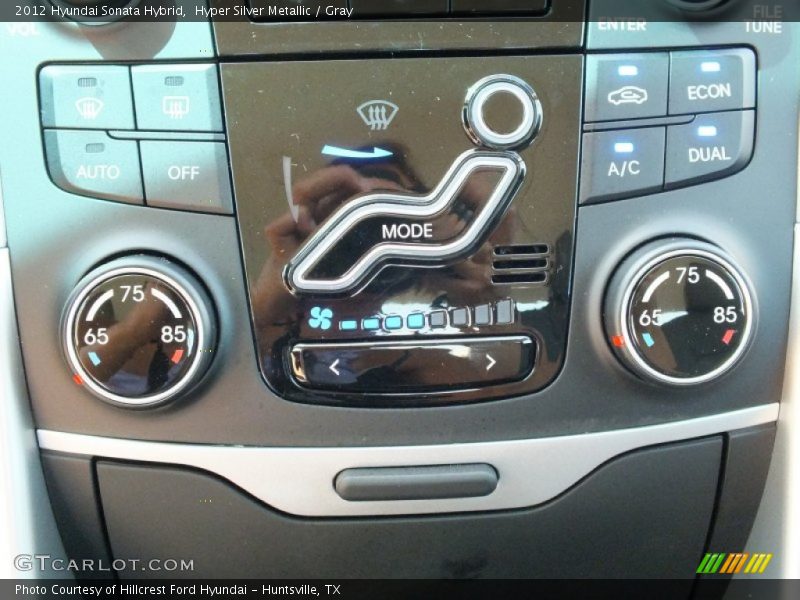 Hyper Silver Metallic / Gray 2012 Hyundai Sonata Hybrid