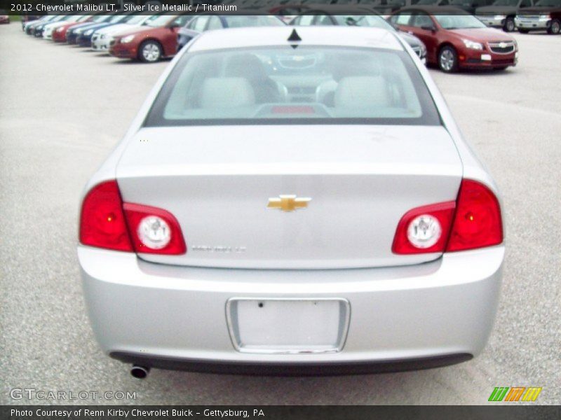 Silver Ice Metallic / Titanium 2012 Chevrolet Malibu LT