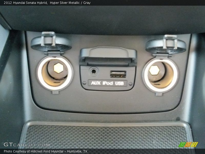 Hyper Silver Metallic / Gray 2012 Hyundai Sonata Hybrid
