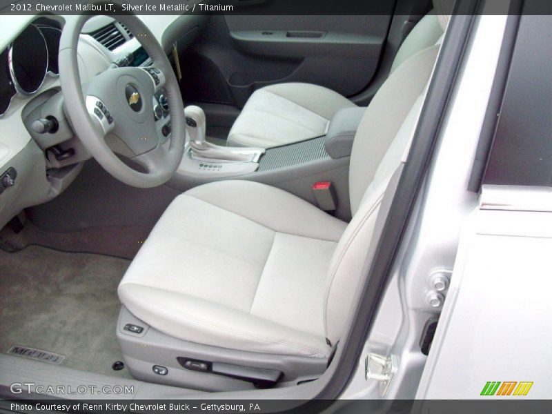 Silver Ice Metallic / Titanium 2012 Chevrolet Malibu LT