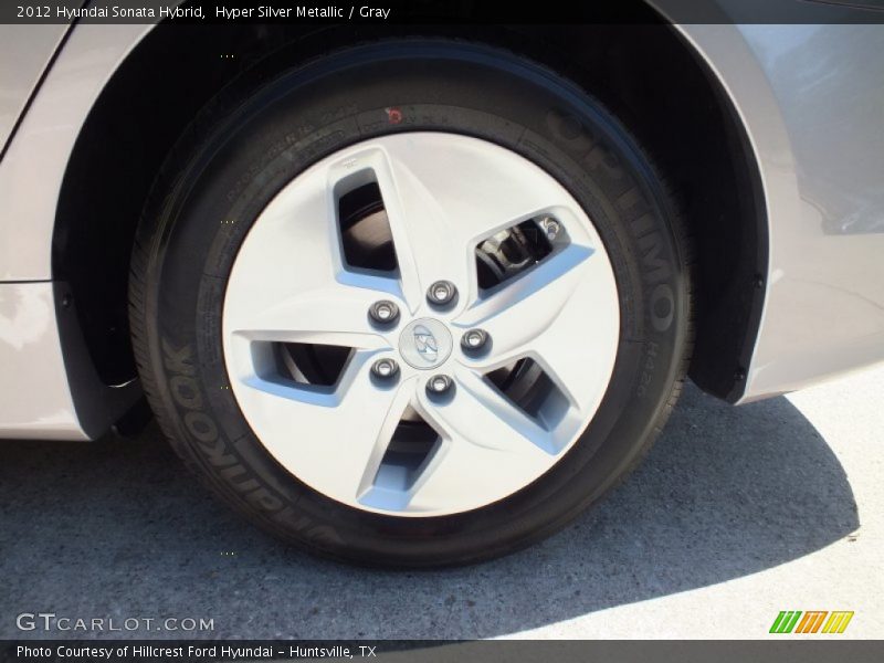 Hyper Silver Metallic / Gray 2012 Hyundai Sonata Hybrid