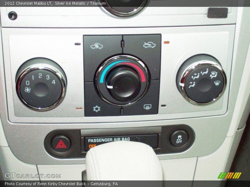 Silver Ice Metallic / Titanium 2012 Chevrolet Malibu LT