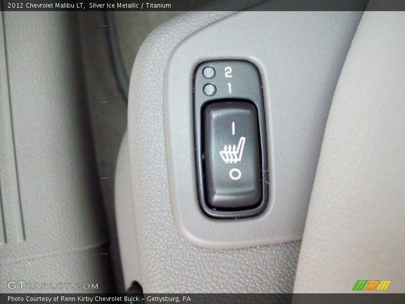 Silver Ice Metallic / Titanium 2012 Chevrolet Malibu LT