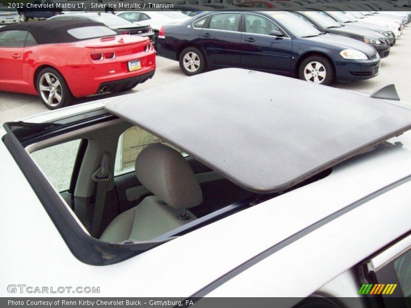 Silver Ice Metallic / Titanium 2012 Chevrolet Malibu LT