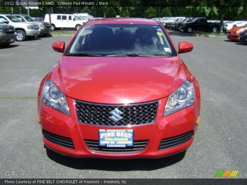 Crimson Red Metallic / Black 2012 Suzuki Kizashi S AWD