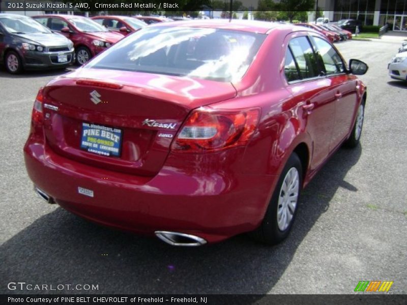 Crimson Red Metallic / Black 2012 Suzuki Kizashi S AWD