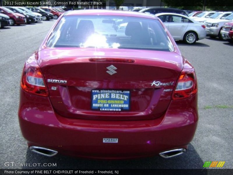 Crimson Red Metallic / Black 2012 Suzuki Kizashi S AWD