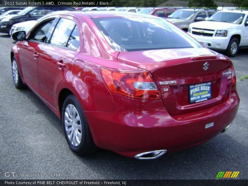 Crimson Red Metallic / Black 2012 Suzuki Kizashi S AWD