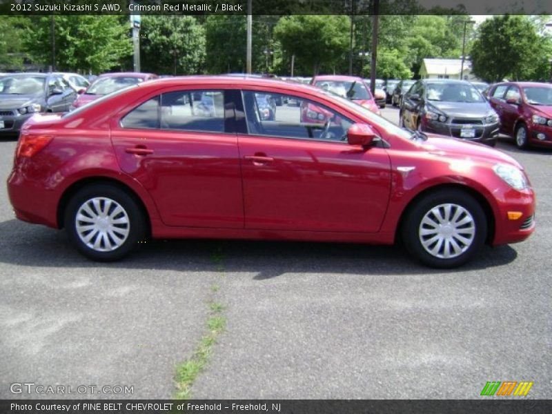 Crimson Red Metallic / Black 2012 Suzuki Kizashi S AWD