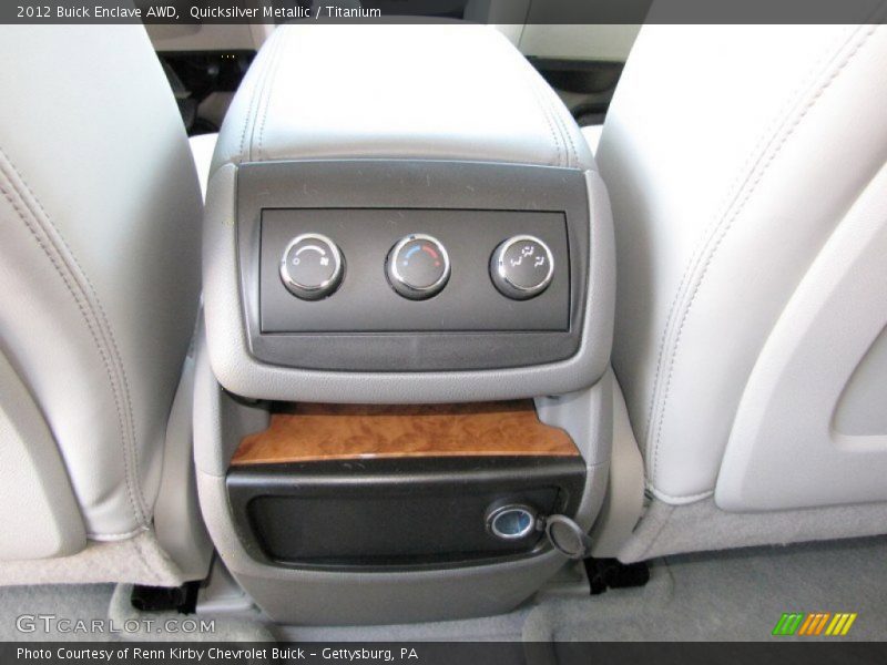 Quicksilver Metallic / Titanium 2012 Buick Enclave AWD