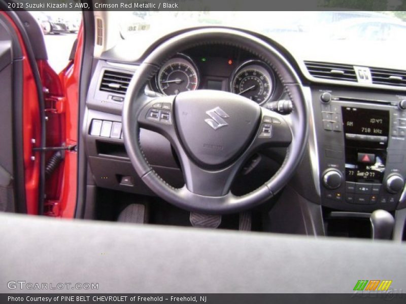 Crimson Red Metallic / Black 2012 Suzuki Kizashi S AWD