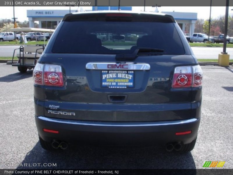 Cyber Gray Metallic / Ebony 2011 GMC Acadia SL