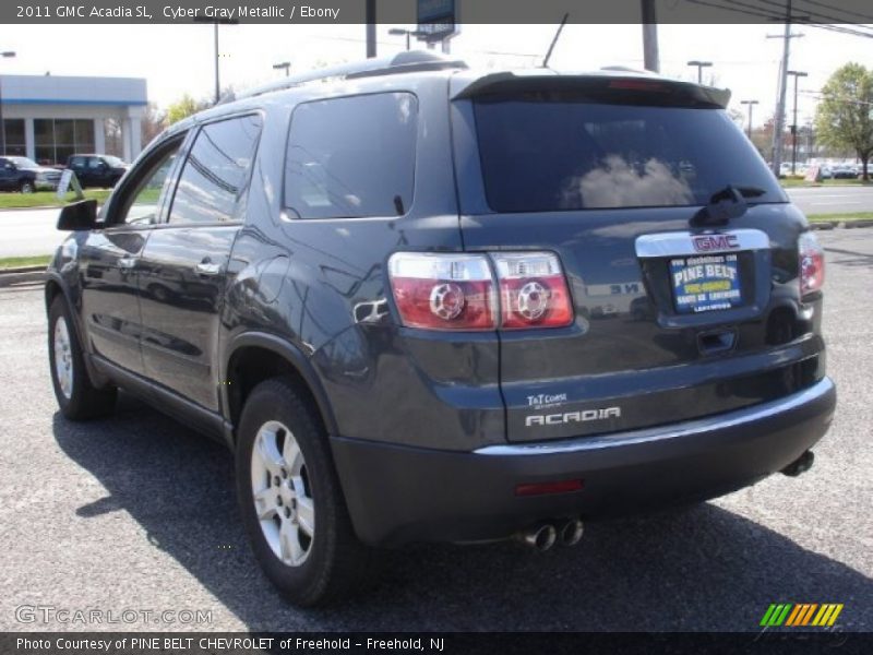 Cyber Gray Metallic / Ebony 2011 GMC Acadia SL