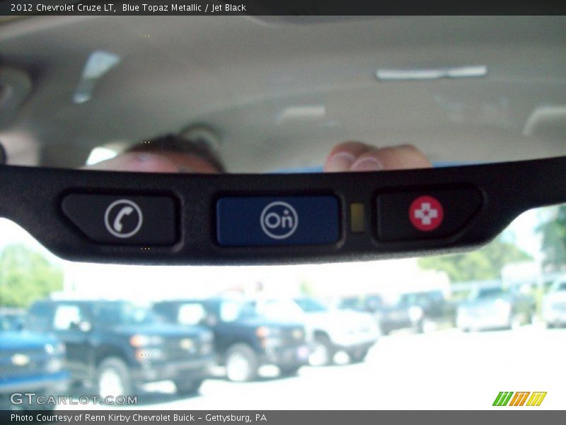 Blue Topaz Metallic / Jet Black 2012 Chevrolet Cruze LT