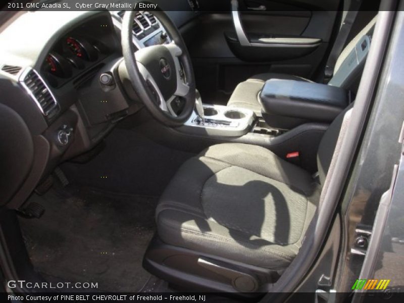Cyber Gray Metallic / Ebony 2011 GMC Acadia SL