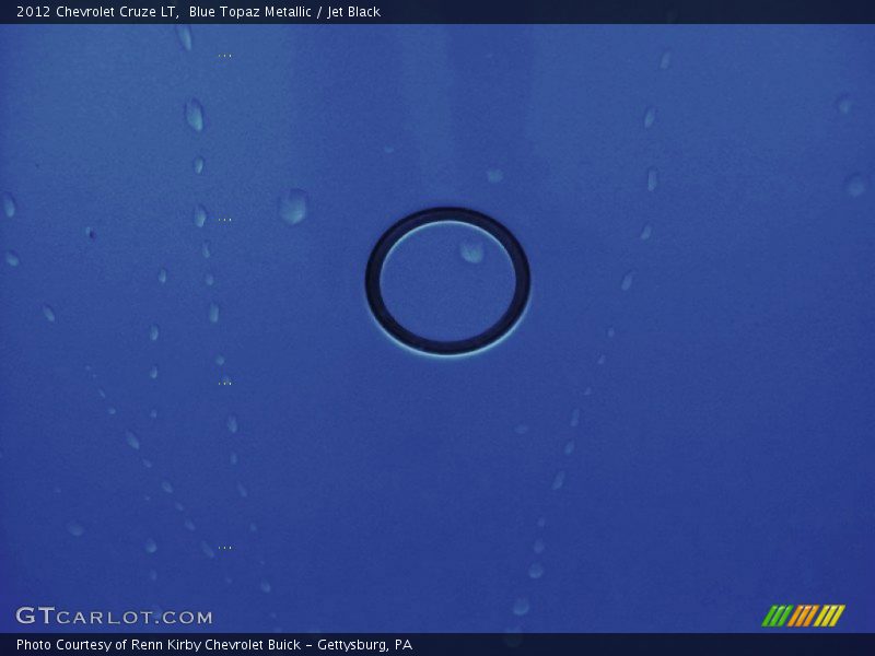 Blue Topaz Metallic / Jet Black 2012 Chevrolet Cruze LT