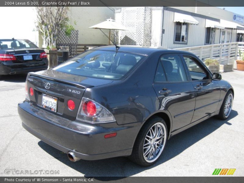 Graphite Gray Pearl / Black 2004 Lexus IS 300