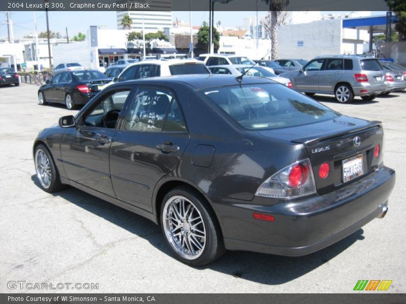 Graphite Gray Pearl / Black 2004 Lexus IS 300