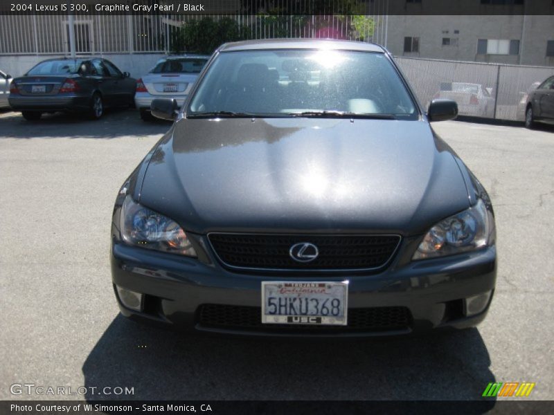Graphite Gray Pearl / Black 2004 Lexus IS 300