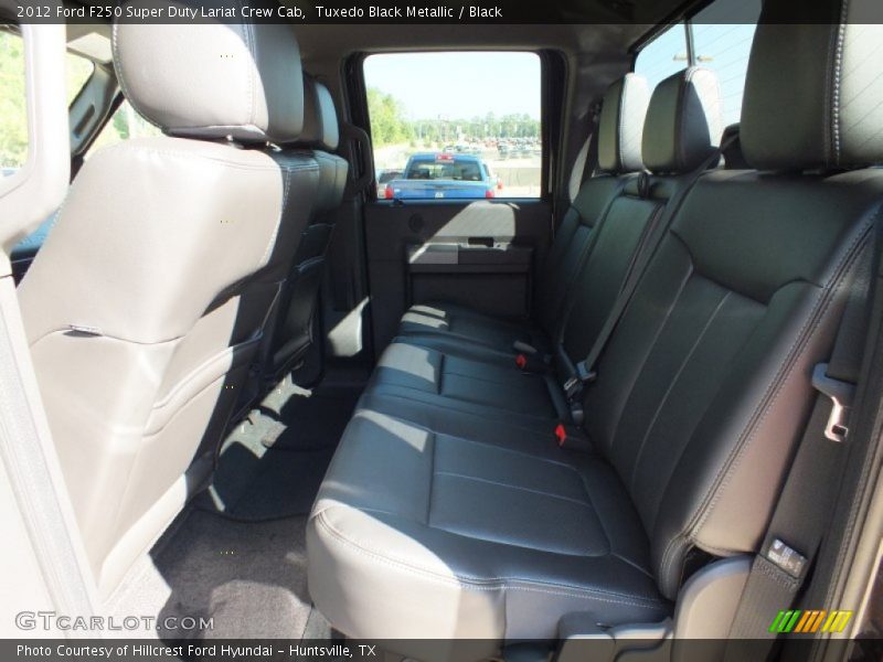 Tuxedo Black Metallic / Black 2012 Ford F250 Super Duty Lariat Crew Cab