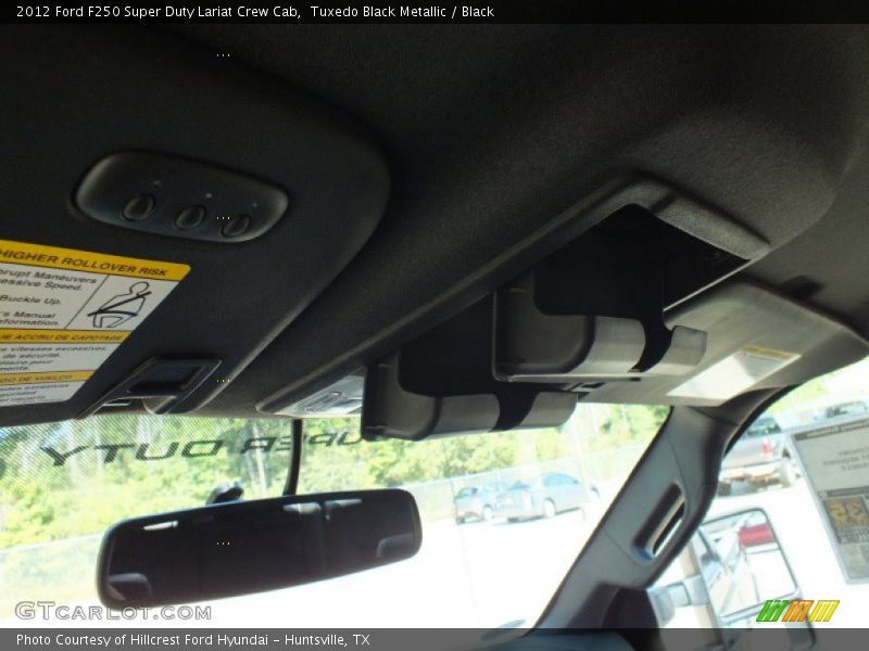 Tuxedo Black Metallic / Black 2012 Ford F250 Super Duty Lariat Crew Cab