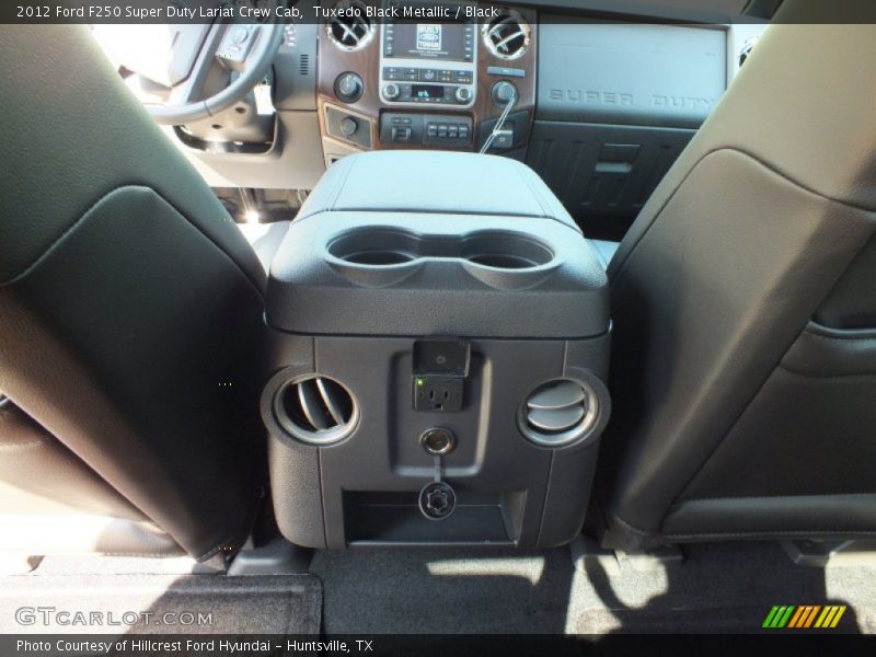 Tuxedo Black Metallic / Black 2012 Ford F250 Super Duty Lariat Crew Cab