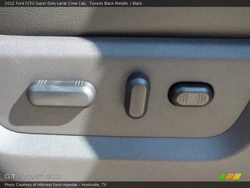 Tuxedo Black Metallic / Black 2012 Ford F250 Super Duty Lariat Crew Cab